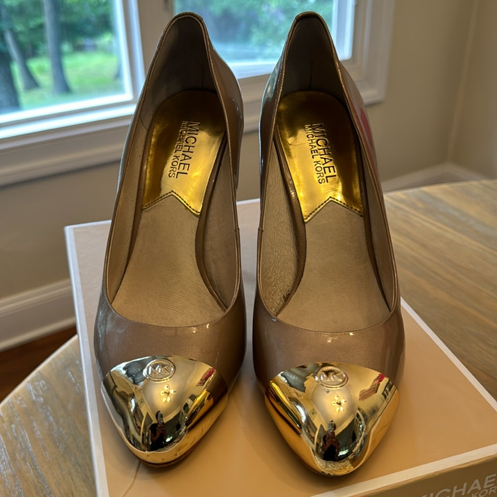 Michael Kors Paxton Cap Toe Heels